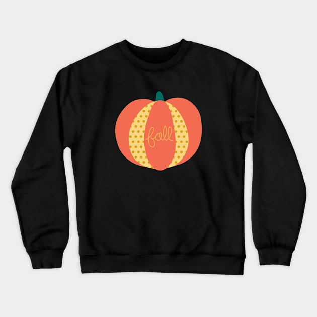 Fall Pumpkin Crewneck Sweatshirt by Alexandra Franzese